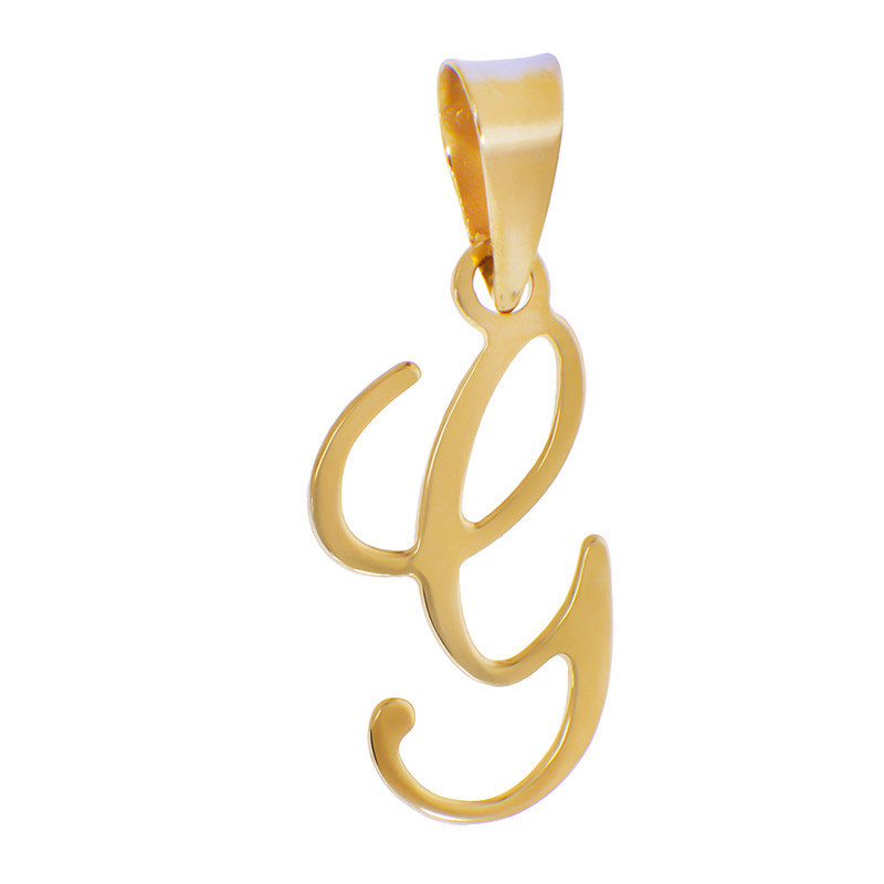 Pandantiv Initiala, Aur Galben, 14 k, 0.54 gr, Cod Produs: 815698 - Tezaurshop.ro