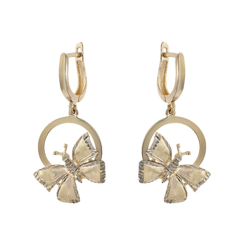 Cercei, Aur Galben, 14 k, 3.66 gr, Cod Produs: 816057 - Tezaurshop.ro