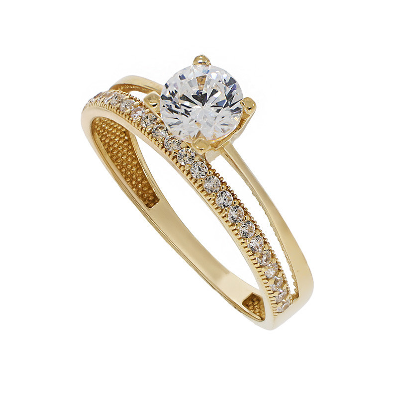 Inel De Logodna, Aur Galben, 14 k, 1.76 gr, Cod Produs: 816450 - Tezaurshop.ro