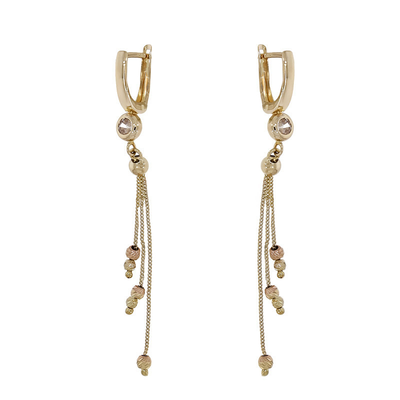 Cercei, Aur Galben, 14 k, 3.08 gr, Cod Produs: 817540 - Tezaurshop.ro