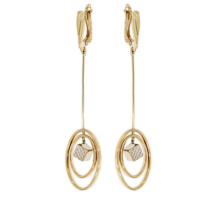 Cercei, Aur Galben, 14 k, 4.21 gr, Cod Produs: 817900 - Tezaurshop.ro