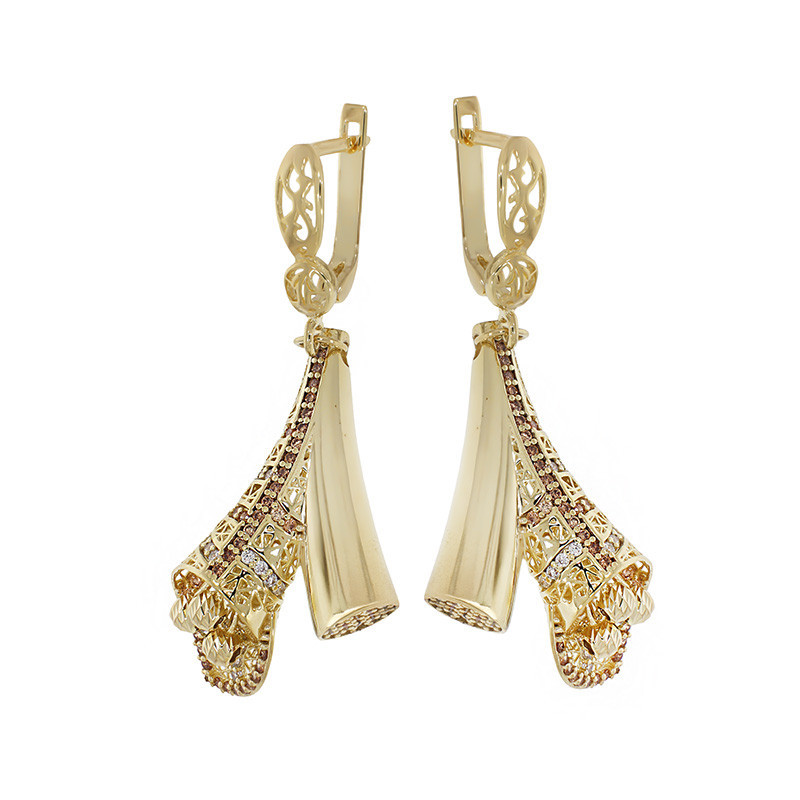 Cercei, Aur Galben, 14 k, 8.43 gr, Cod Produs: 817904 - Tezaurshop.ro