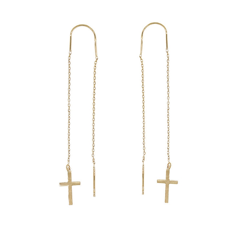 Cercei, Aur Galben, 14 k, 1.03 gr, Cod Produs: 817916 - Tezaurshop.ro