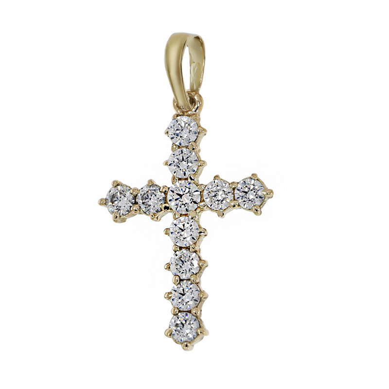 Pandantiv Cruce, Aur Galben, 14 k, 1.87 gr, Cod Produs: 818102 - Tezaurshop.ro