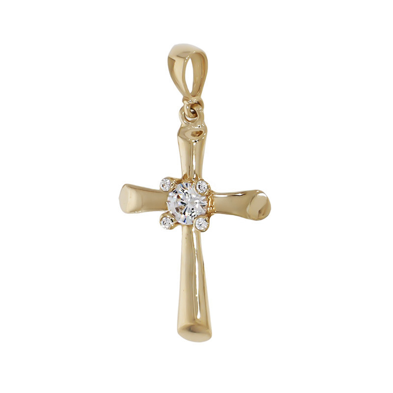 Pandantiv Cruce, Aur Galben, 14 k, 1.04 gr, Cod Produs: 818528 - Tezaurshop.ro