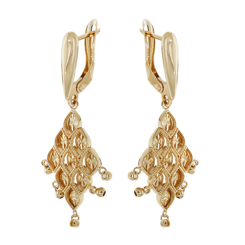 Cercei, Aur Galben, 14 k, 4.09 gr, Cod Produs: 818940 - Tezaurshop.ro