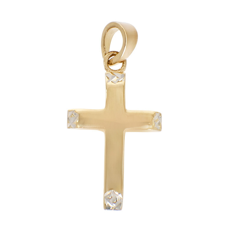 Pandantiv Cruce, Aur Mixt, 14 k, 0.68 gr, Cod Produs: 819269 - Tezaurshop.ro