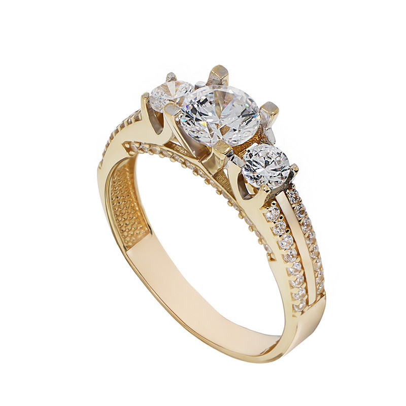 Inel De Logodna, Aur Galben, 14 k, 3.35 gr, Cod Produs: 819319 - Tezaurshop.ro