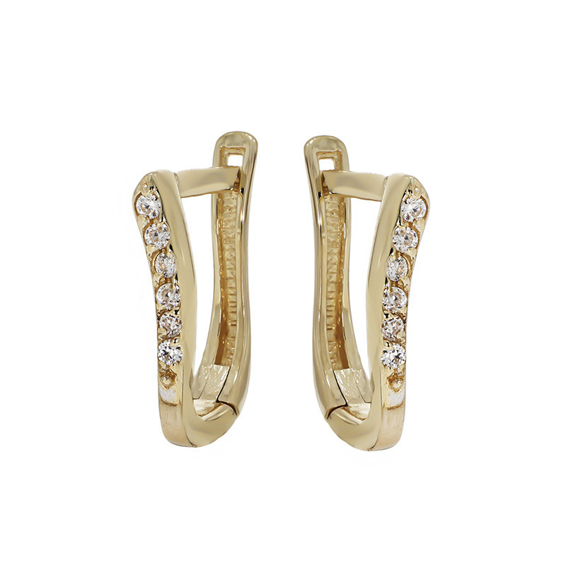 Cercei, Aur Galben, 14 k, 2.19 gr, Cod Produs: 819494 - Tezaurshop.ro