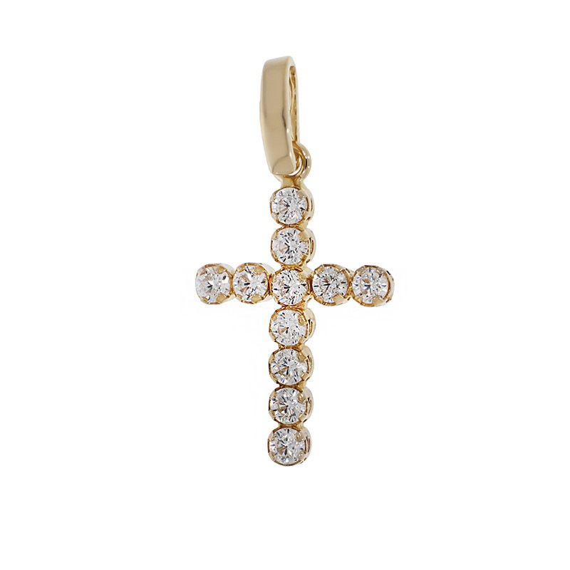 Pandantiv Cruce, Aur Galben, 14 k, 0.69 gr, Cod Produs: 819501 - Tezaurshop.ro