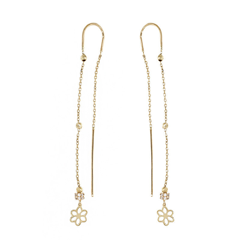 Cercei, Aur Galben, 14 k, 2.06 gr, Cod Produs: 819641 - Tezaurshop.ro