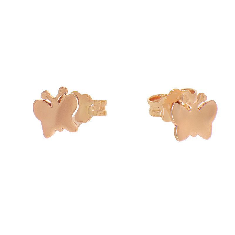 Cercei, Aur Roz, 14 k, 0.98 gr, Cod Produs: 819831 - Tezaurshop.ro