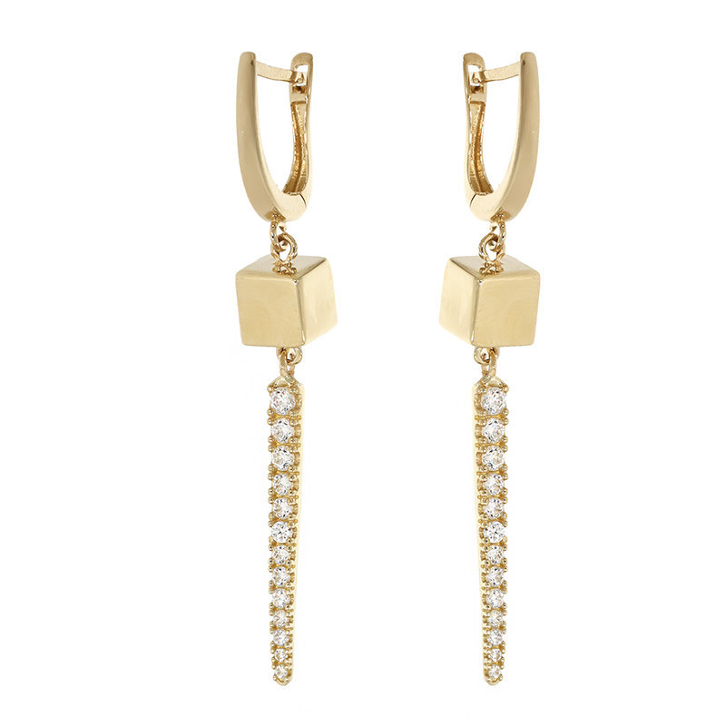 Cercei, Aur Galben, 14 k, 3.88 gr, Cod Produs: 819858 - Tezaurshop.ro