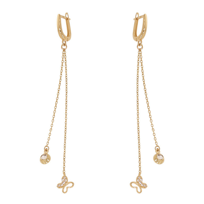 Cercei, Aur Galben, 14 k, 2.63 gr, Cod Produs: 820120 - Tezaurshop.ro