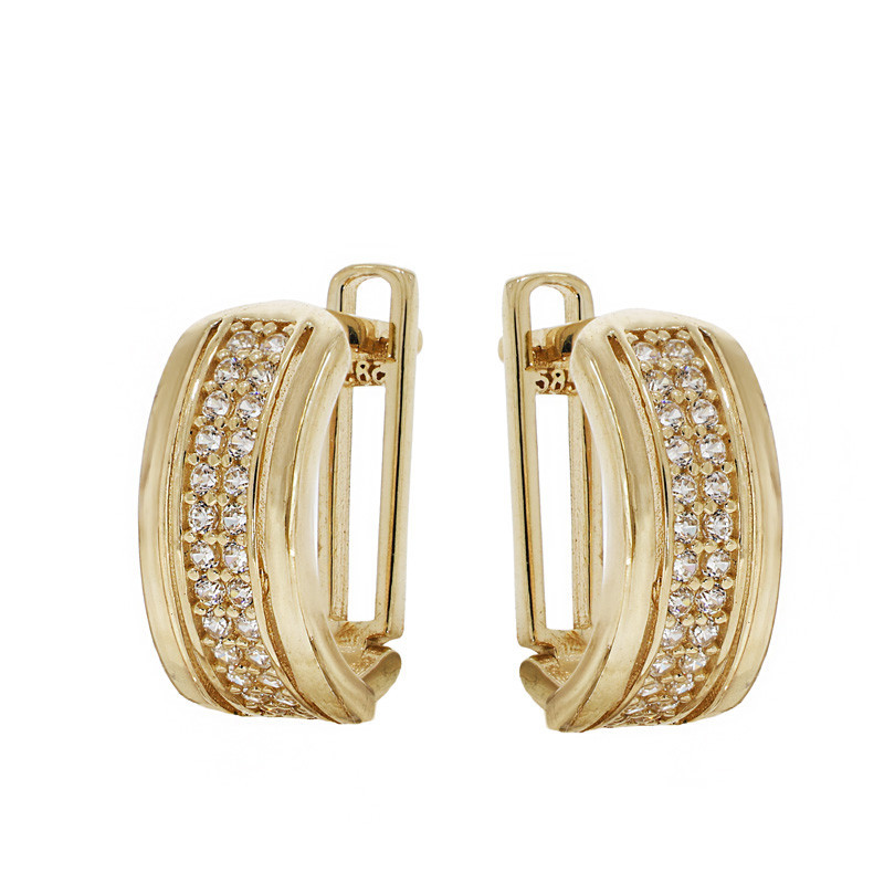 Cercei, Aur Galben, 14 k, 2.78 gr, Cod Produs: 820187 - Tezaurshop.ro