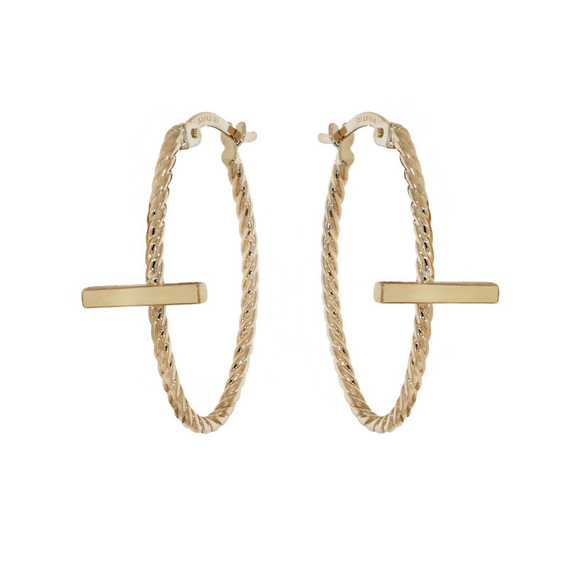 Cercei, Aur Galben, 14 k, 1.94 gr, Cod Produs: 820199 - Tezaurshop.ro