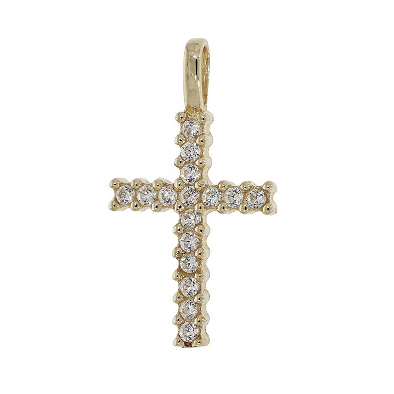 Pandantiv Cruce, Aur Galben, 14 k, 0.75 gr, Cod Produs: 820331 - Tezaurshop.ro