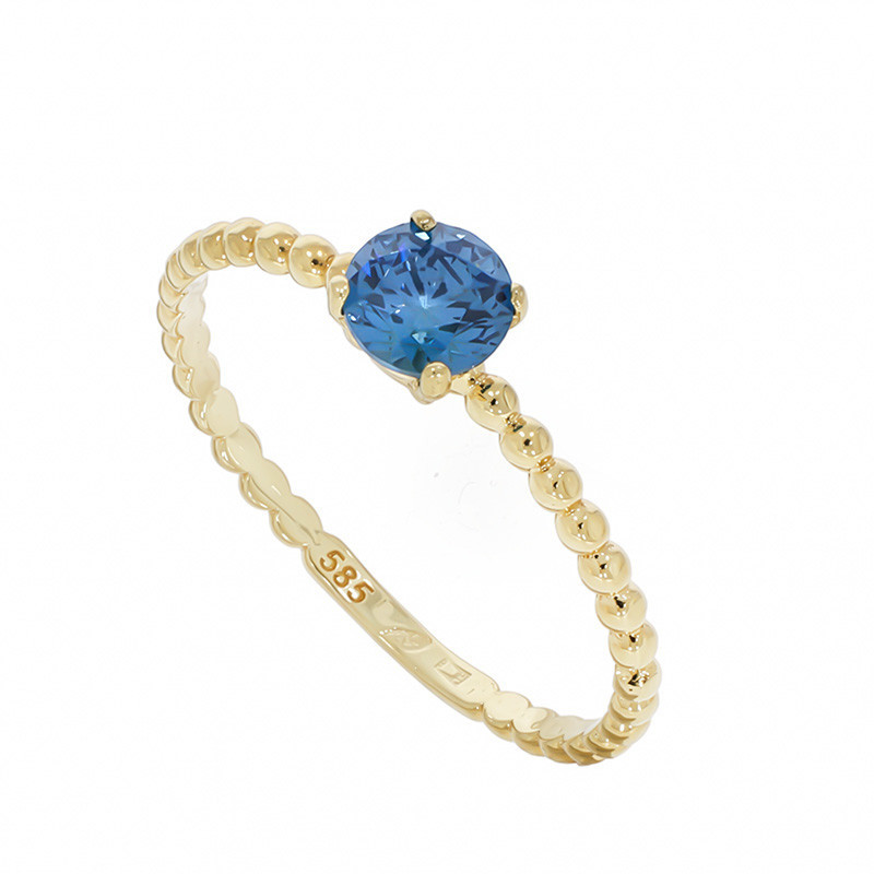 Inel De Logodna, Aur Galben, 14 k, 1.2 gr, Cod Produs: 820369 - Tezaurshop.ro