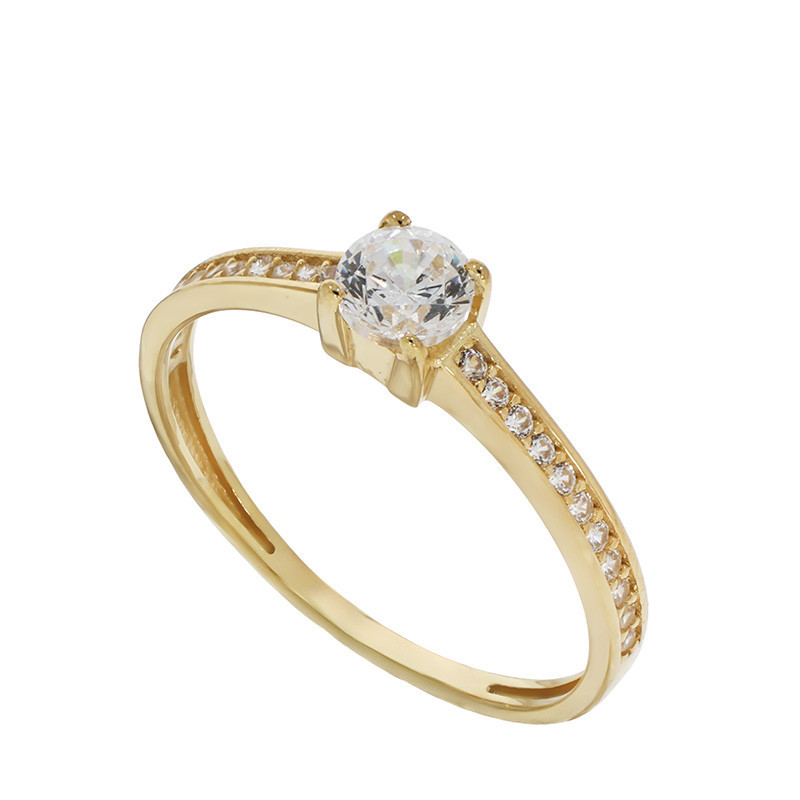 Inel De Logodna, Aur Galben, 14 k, 1.41 gr, Cod Produs: 820386 - Tezaurshop.ro