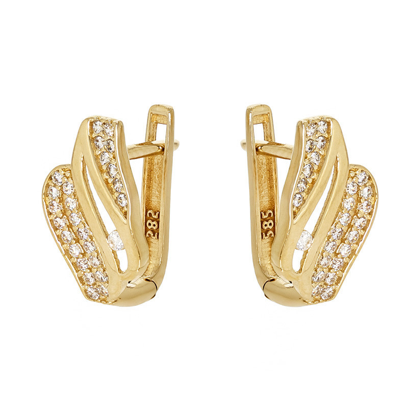 Cercei, Aur Galben, 14 k, 2.79 gr, Cod Produs: 820395 - Tezaurshop.ro
