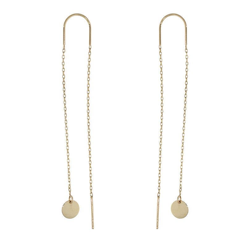 Cercei, Aur Galben, 14 k, 1.34 gr, Cod Produs: 820478 - Tezaurshop.ro