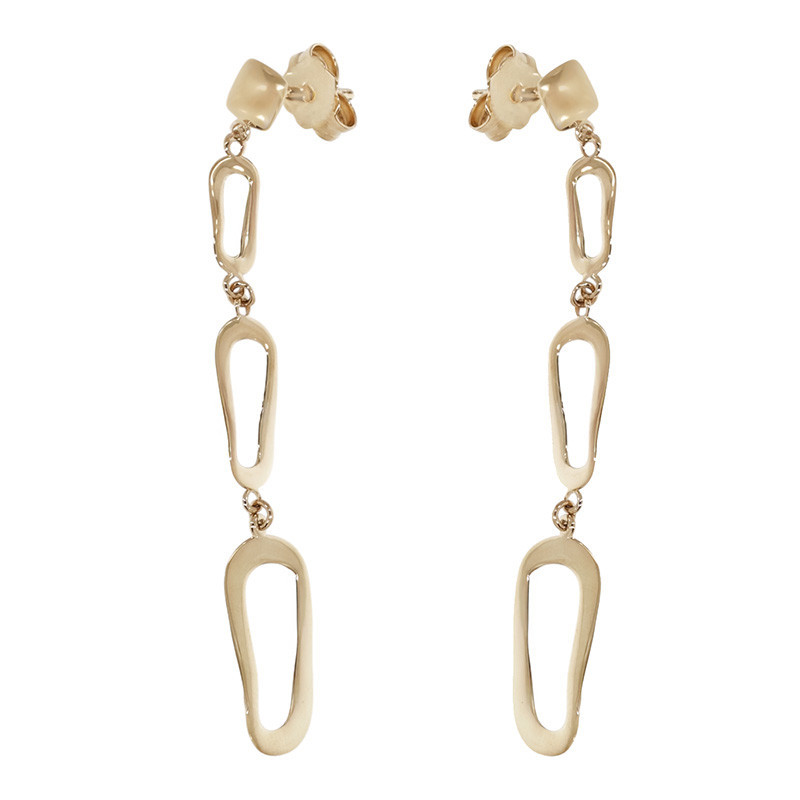 cercei aur alb tortite Cercei, Aur Galben, 14 k, 2.14 gr, Cod Produs: 820495