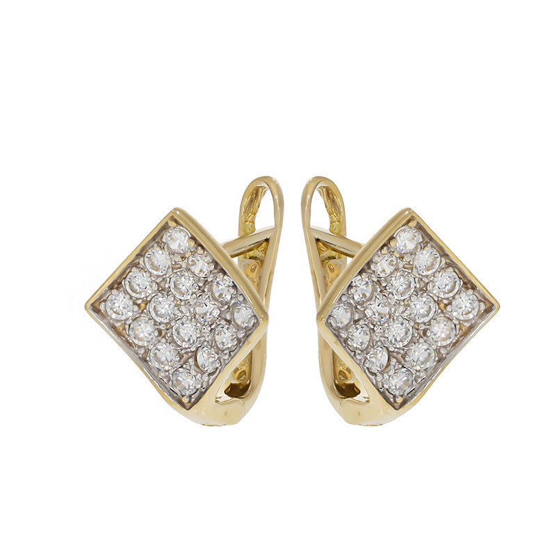 cercei aur alb tortite Cercei, Aur Galben, 14 k, 2.68 gr, Cod Produs: 820920