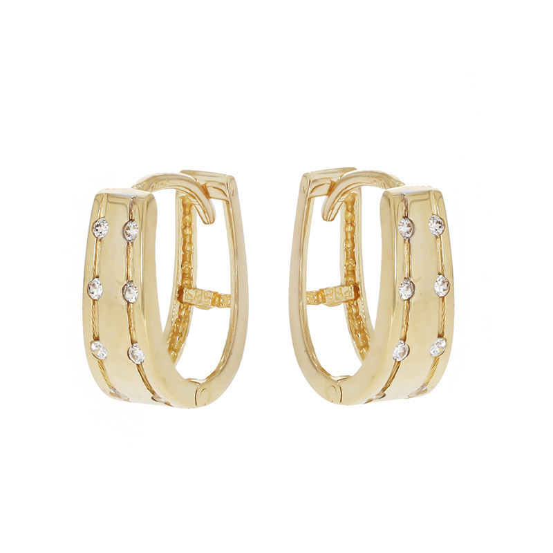 Cercei, Aur Galben, 14 k, 3.37 gr, Cod Produs: 820924 - Tezaurshop.ro