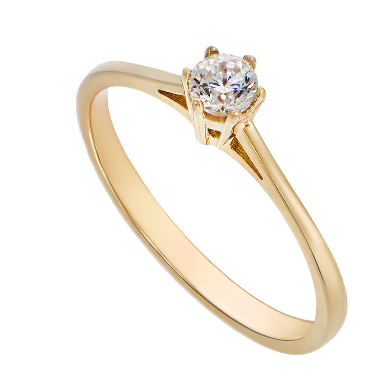 Inel De Logodna, Aur Galben, 14 k, 1.59 gr, Cod Produs: 821055 - Tezaurshop.ro