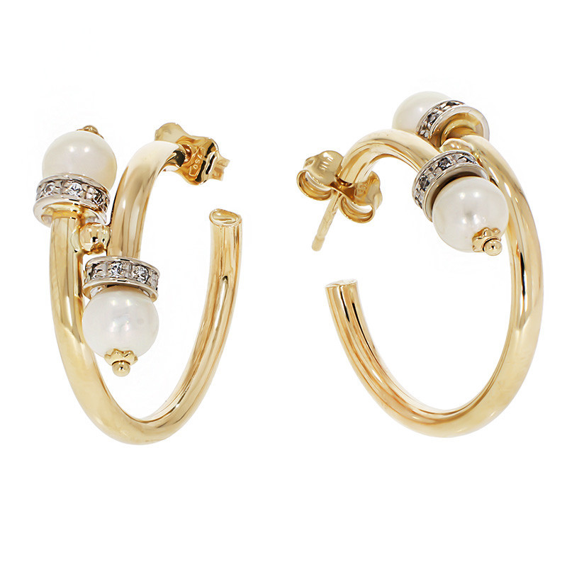 Cercei, Aur Galben, 18 k, 6.91 gr, Cod Produs: 821195 - Tezaurshop.ro