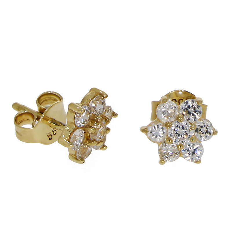 cercei aur alb tortite Cercei, Aur Galben, 14 k, 1.91 gr, Cod Produs: 821213