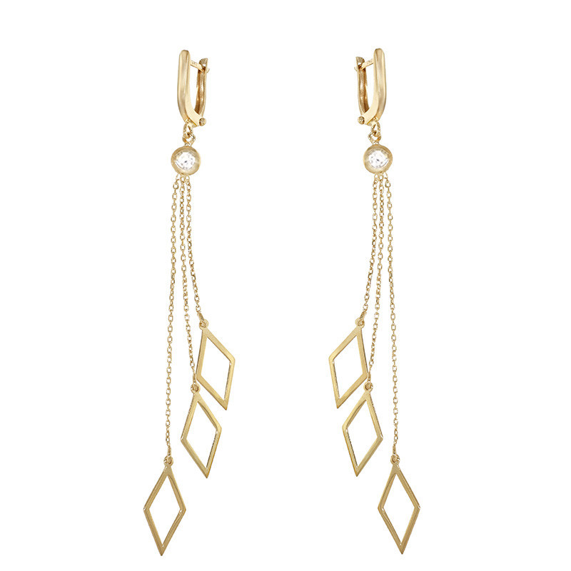 Cercei, Aur Galben, 14 k, 4.11 gr, Cod Produs: 821295 - Tezaurshop.ro