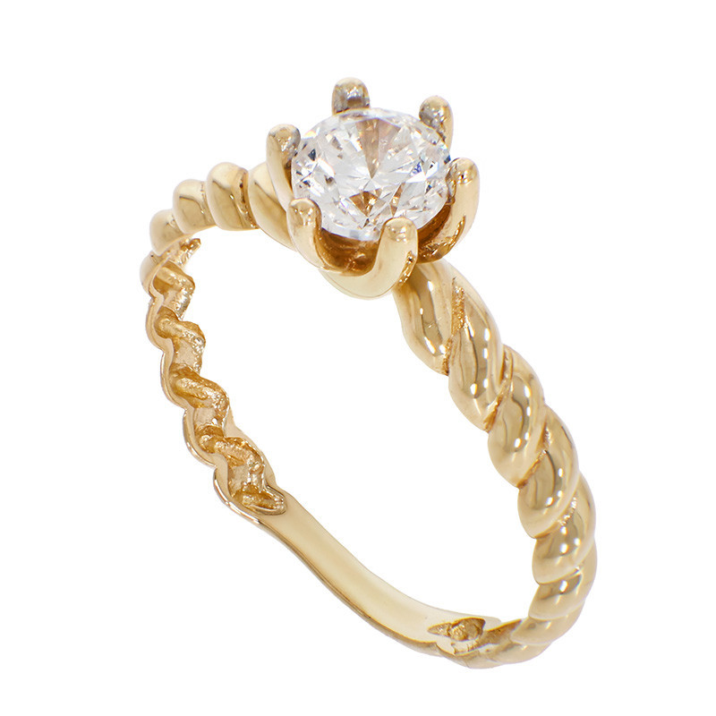 Inel De Logodna, Aur Galben, 14 k, 1.86 gr, Cod Produs: 821393 - Tezaurshop.ro