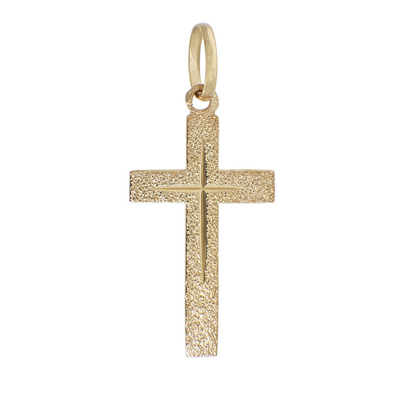 Pandantiv Cruce, Aur Galben, 14 k, 1.19 gr, Cod Produs: 822065 - Tezaurshop.ro