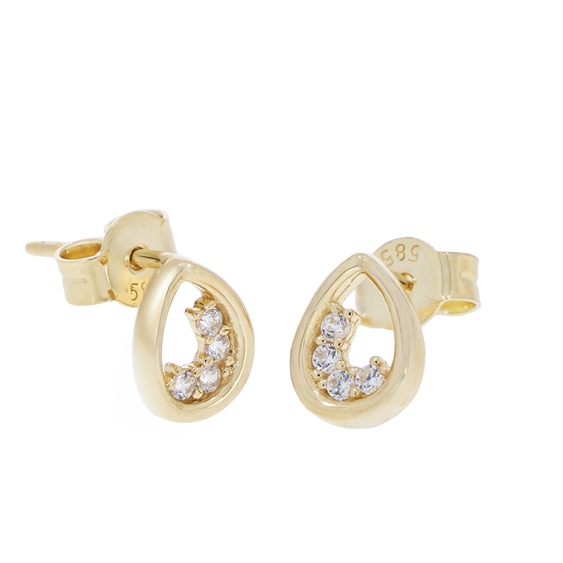 Cercei, Aur Galben, 14 k, 1.25 gr, Cod Produs: 822626 - Tezaurshop.ro