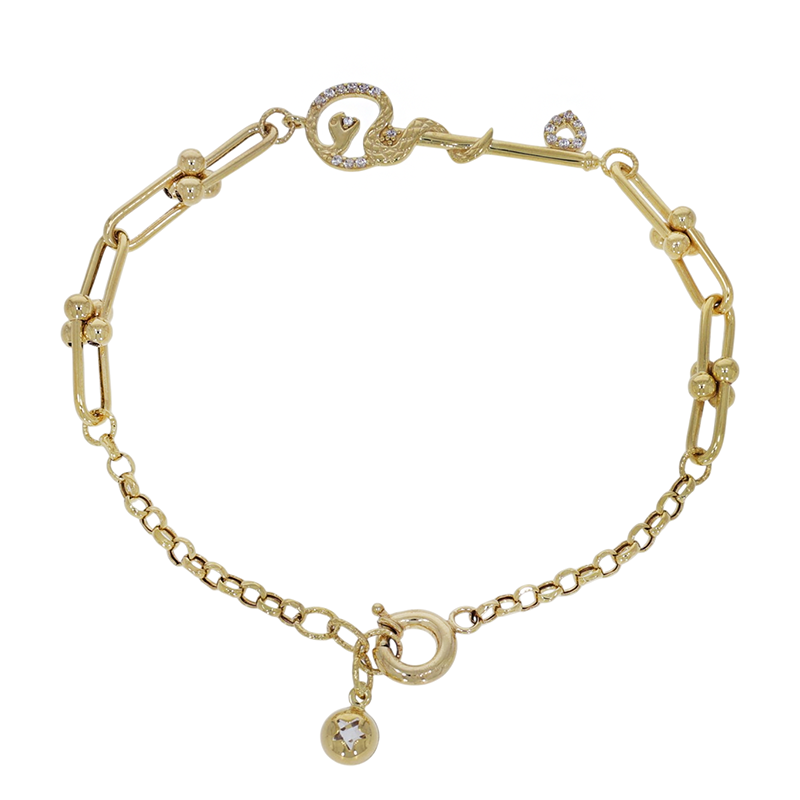 Bratara, Aur Galben, 14 k, 5.31 gr, Cod Produs: 822641 - Tezaurshop.ro