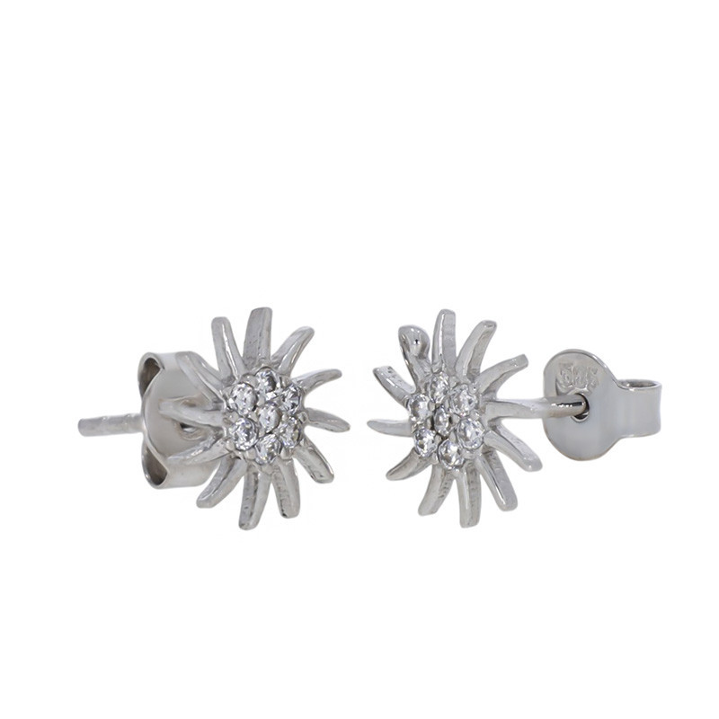 Cercei, Aur Alb, 14 k, 1.07 gr, Cod Produs: 822642 - Tezaurshop.ro