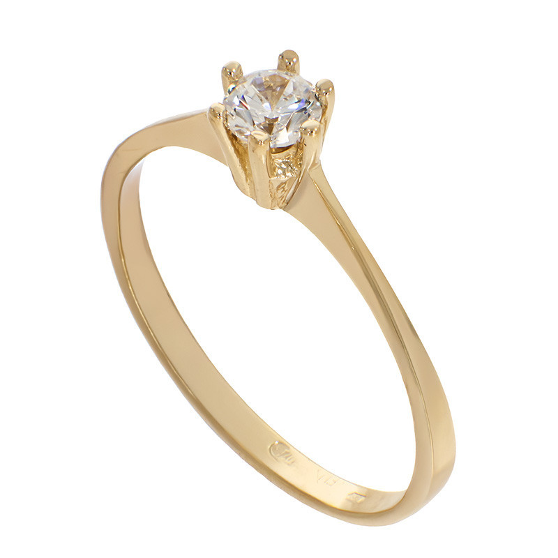 Inel De Logodna, Aur Galben, 14 k, 2.14 gr, Cod Produs: 822657 - Tezaurshop.ro