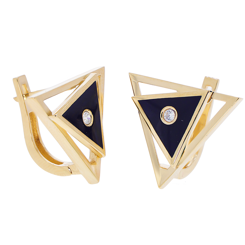 Cercei, Aur Galben, 14 k, 4.42 gr, Cod Produs: 822952 - Tezaurshop.ro