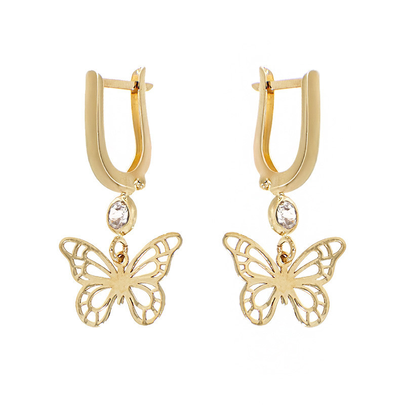 cercei aur alb tortite Cercei, Aur Galben, 14 k, 2.13 gr, Cod Produs: 823140