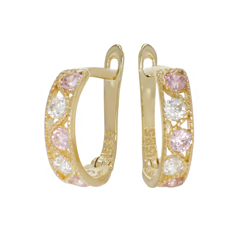 Cercei, Aur Galben, 14 k, 1.11 gr, Cod Produs: 823349 - Tezaurshop.ro