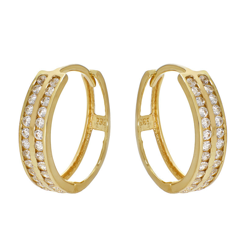 Cercei, Aur Galben, 14 k, 2.5 gr, Cod Produs: 823876 - Tezaurshop.ro