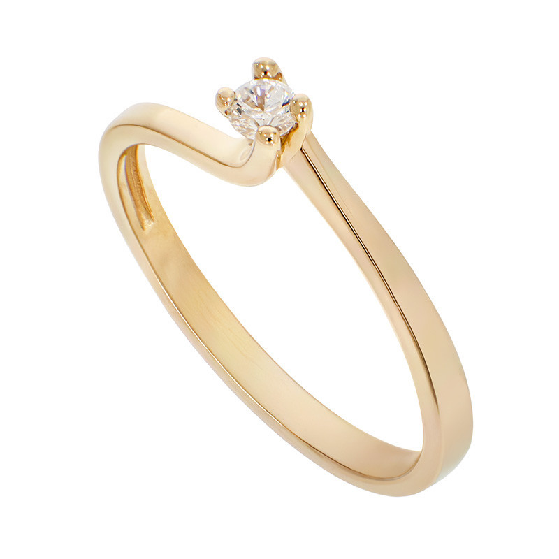 Inel De Logodna, Aur Galben, 14 k, 1.83 gr, Cod Produs: 824765 - Tezaurshop.ro
