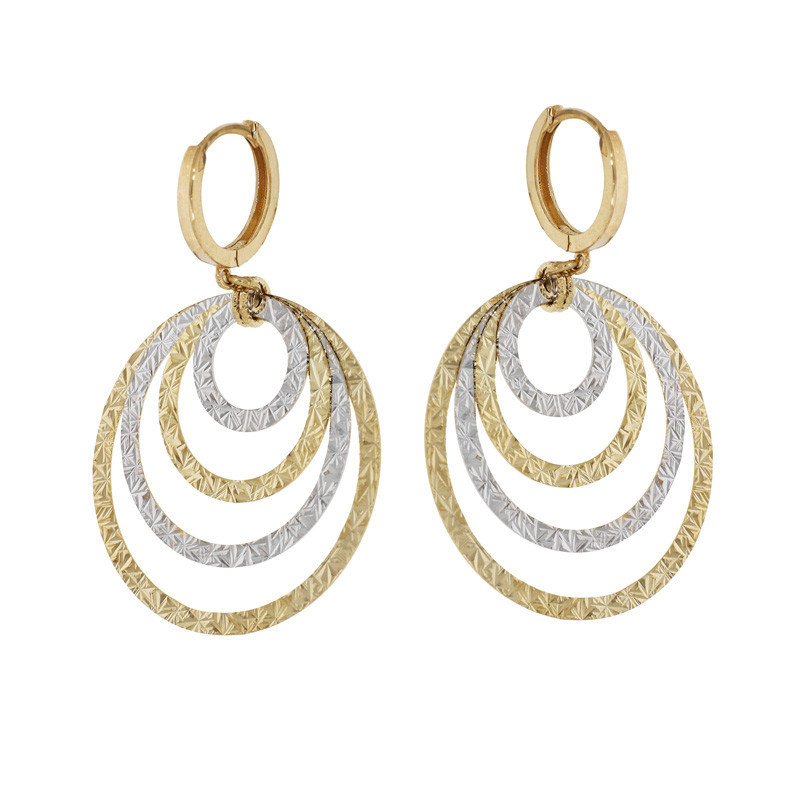 Cercei, Aur Mixt, 14 k, 5.78 gr, Cod Produs: 824865 - Tezaurshop.ro