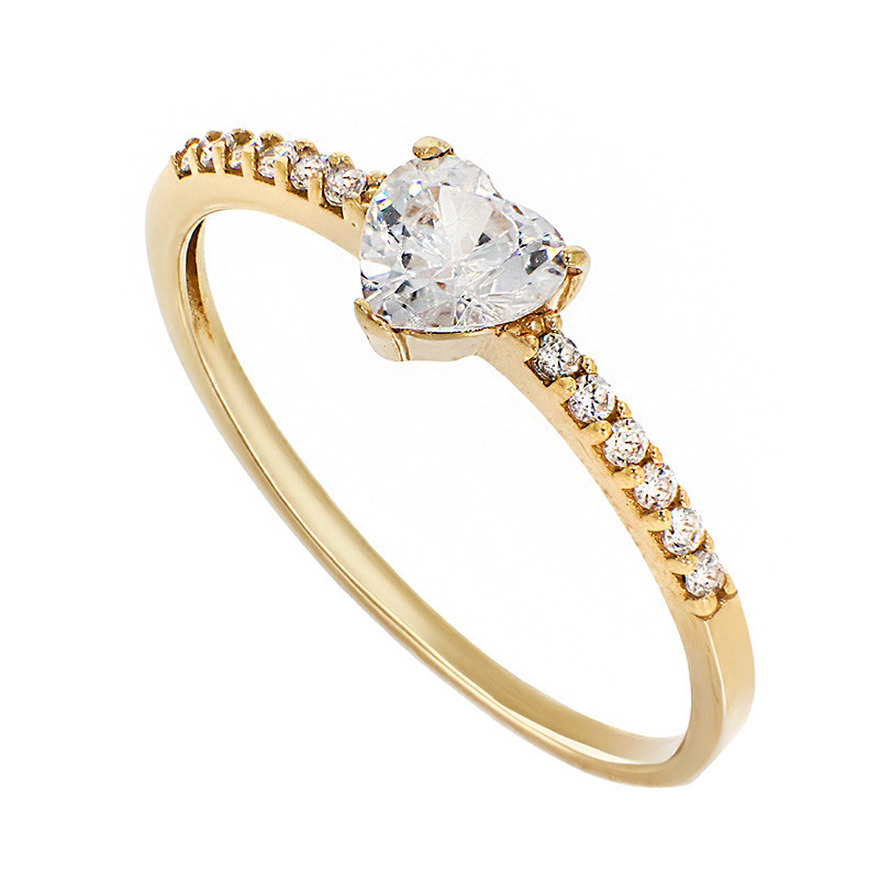Inel De Logodna, Aur Galben, 14 k, 1.24 gr, Cod Produs: 824996 - Tezaurshop.ro