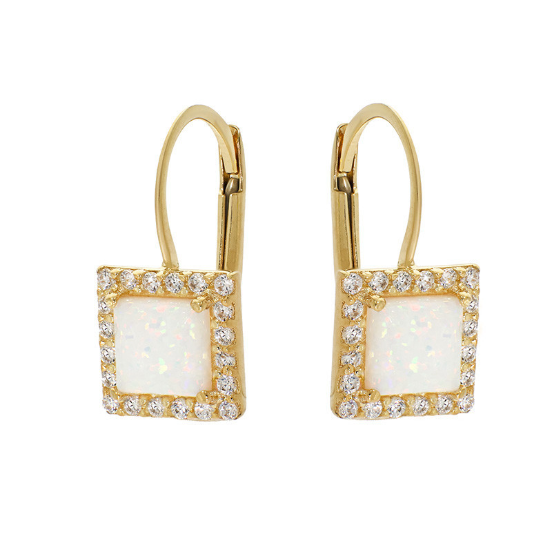 Cercei, Aur Galben, 14 k, 2.02 gr, Cod Produs: 825005 - Tezaurshop.ro
