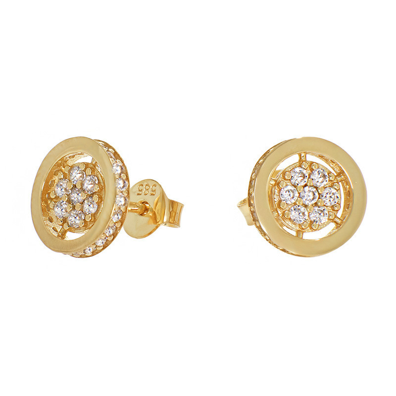 Cercei, Aur Galben, 14 k, 2.1 gr, Cod Produs: 825080 - Tezaurshop.ro