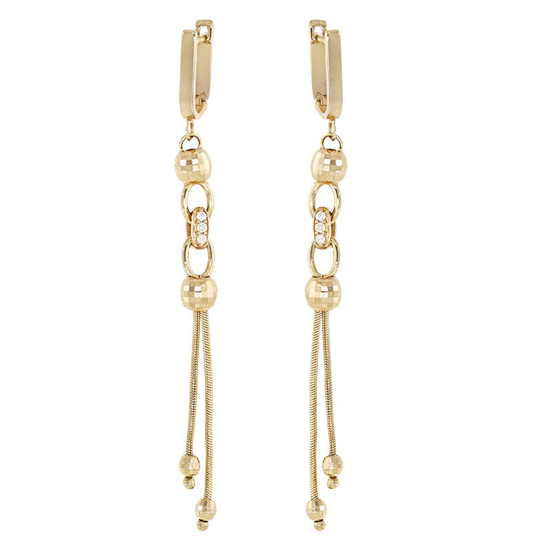 Cercei, Aur Galben, 14 k, 4.25 gr, Cod Produs: 825359 - Tezaurshop.ro