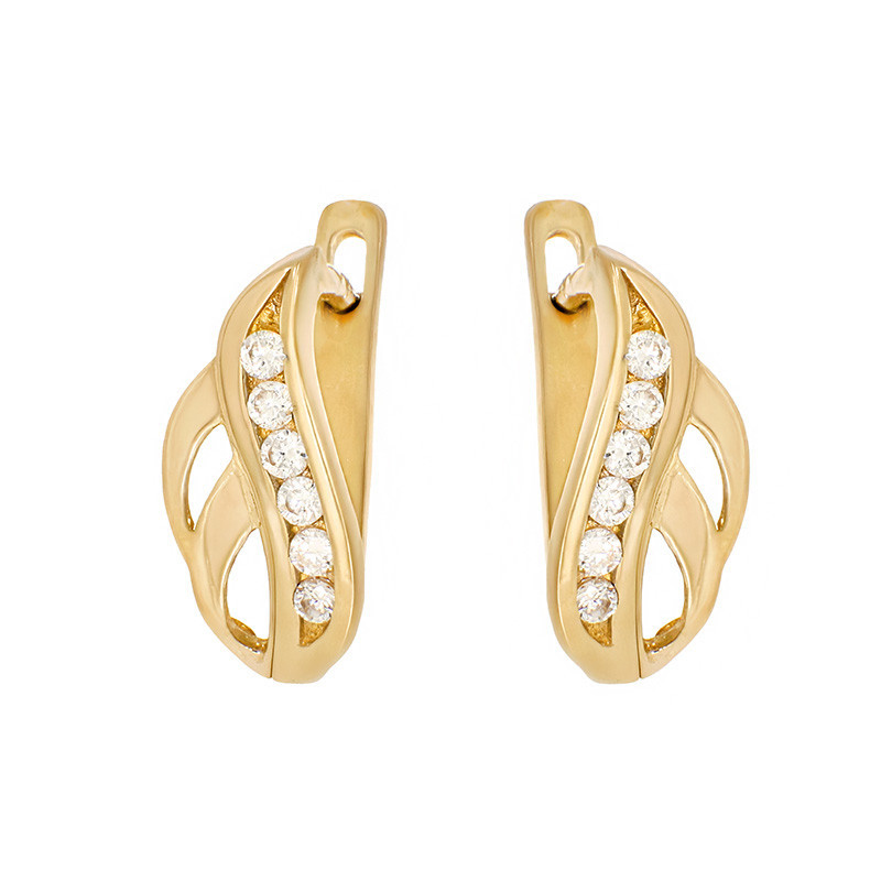 Cercei, Aur Galben, 14 k, 2.11 gr, Cod Produs: 825506 - Tezaurshop.ro