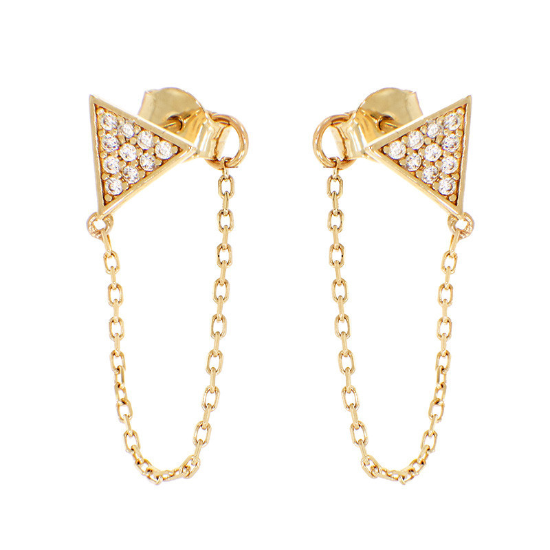 Cercei, Aur Galben, 14 k, 1.23 gr, Cod Produs: 826554 - Tezaurshop.ro